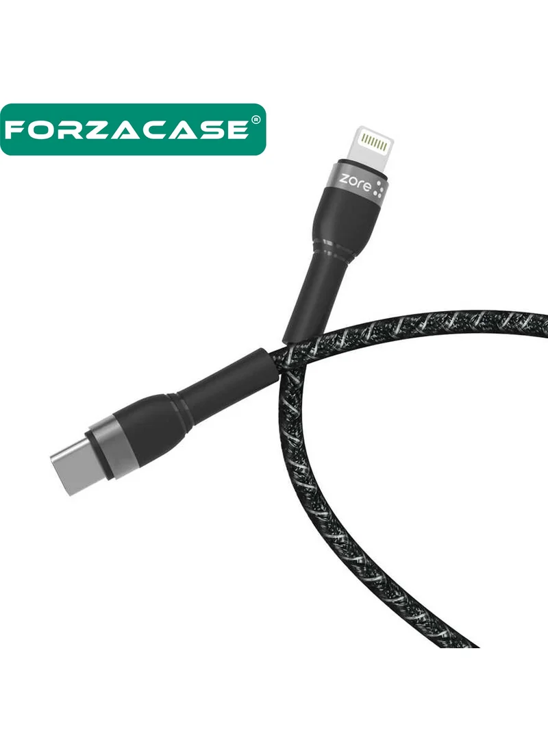 Forzacase Hydra Series Type-C To Lightning Braided 20W Pd Fast Charging Cable 1 Meter - FC317
