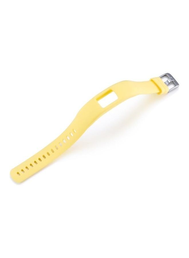 NIBEMINENT Integrated Silicone Strap For Garmin Vivofit 4 Gloss And Color Yellow - Image 2