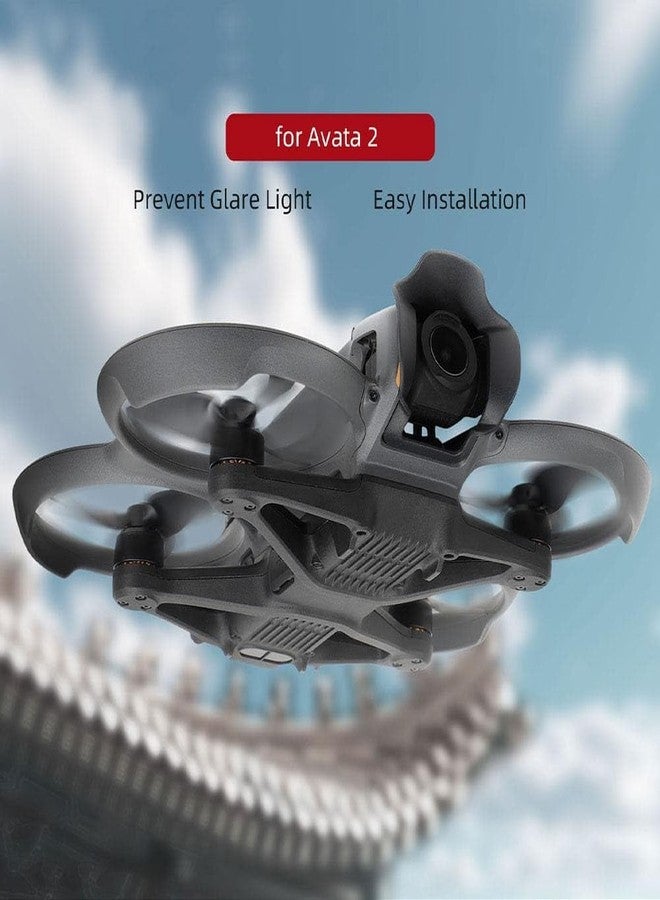GetZget واقي عدسة GetZget® من الشمس لكاميرا DJI Avata 2 Gimbal، واقي من الصدمات وملحقات الحماية من الشمس (أسود) - Image 4