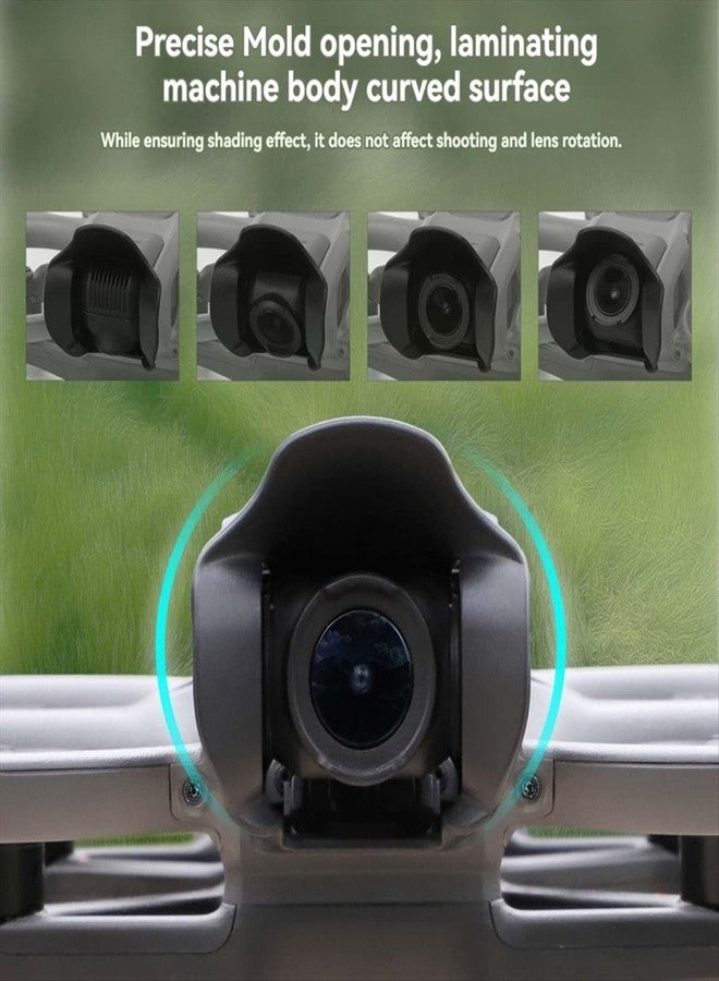GetZget واقي عدسة GetZget® من الشمس لكاميرا DJI Avata 2 Gimbal، واقي من الصدمات وملحقات الحماية من الشمس (أسود) - Image 2