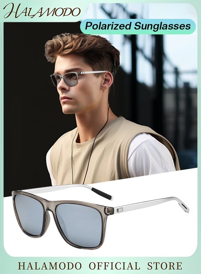 HALAMODO Unisex Sunglasses Polarized UV400 Protection to Reduce Glare Driving Eyewear Lightweight Sun Glasses for Driving Fishing Hiking Golf Everyday Use - Image 1