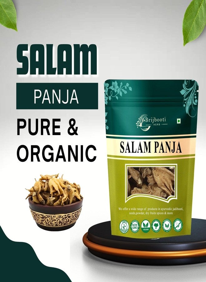 Brijbooti Salam Panja | Salab Punja | salam hatta | Pure Marsh Orchid Root | Traditional Natural Ayurvedic Herb 10g - Image 3