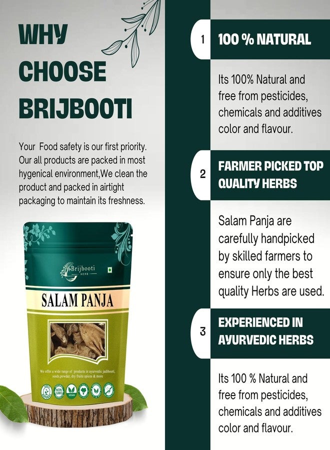 Brijbooti Salam Panja | Salab Punja | salam hatta | Pure Marsh Orchid Root | Traditional Natural Ayurvedic Herb 10g - Image 4