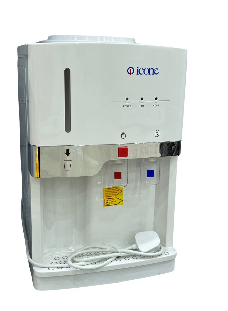 آيكون برادة ماء ايكون طاولة مو 808 ستيل - برادة متعددة الاستخدامات توفر مياه حارة وساخنة بتصميم أنيق وسعة تخزين مثالية لكل احتياجاتك