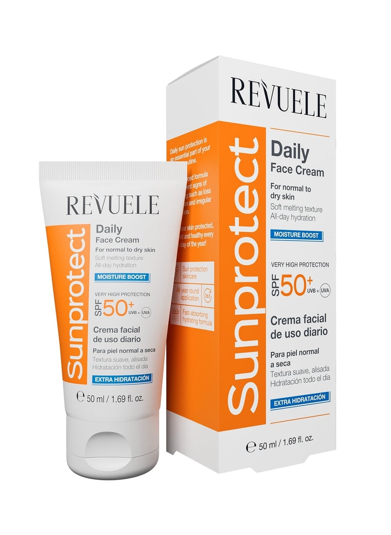 REVUELE - Revuele Sunprotect Daily Face Cream Moisture Boost SPF 50+ - Image 1
