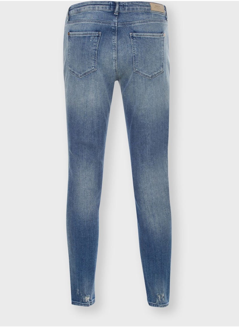 ONLY - Ripped Straight Jeans - Image 1