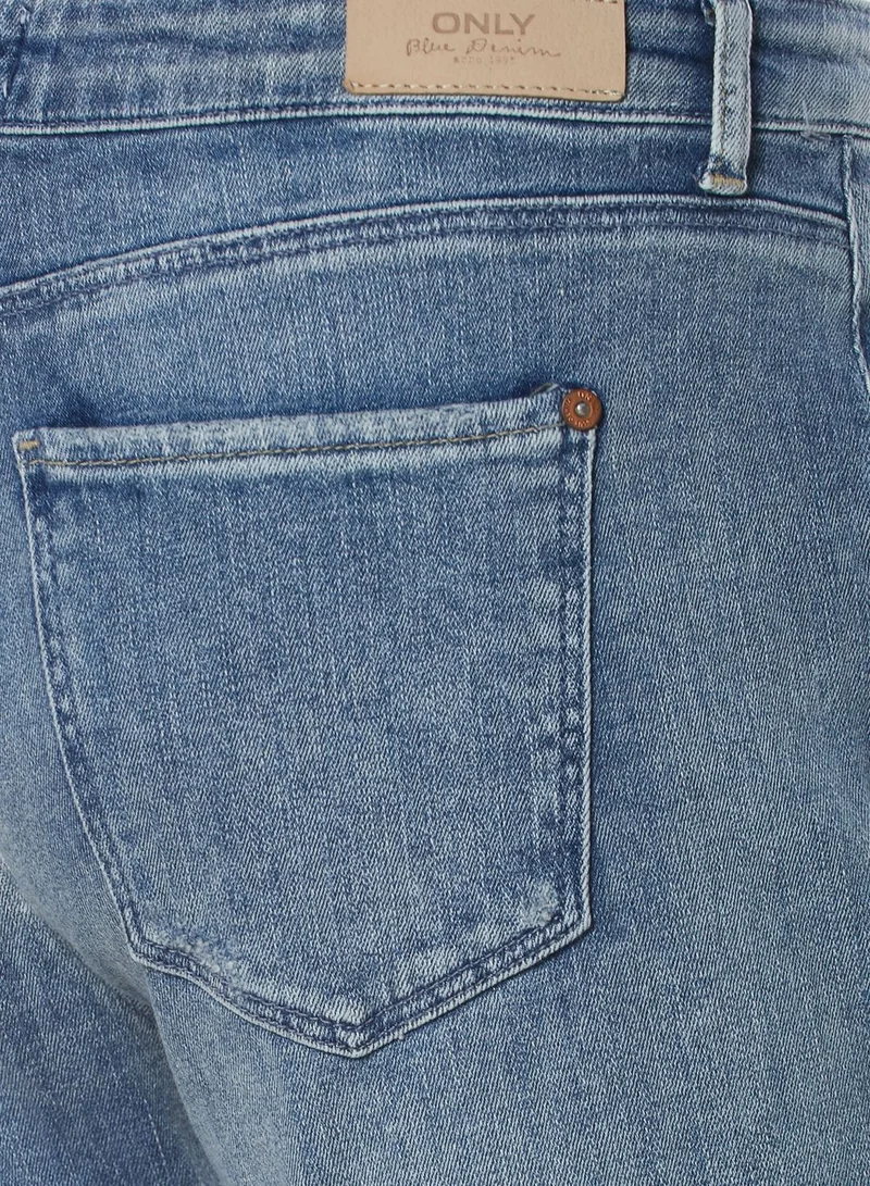 ONLY Ripped Straight Jeans