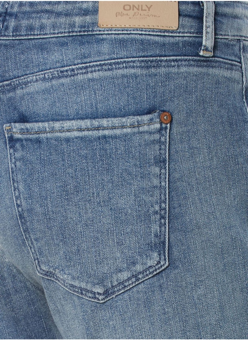 ONLY - Ripped Straight Jeans - Image 1