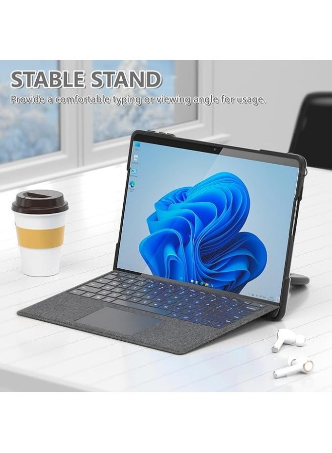 Full-Body Shockproof Kickstand Rugged Case Compatible with Microsoft Surface Pro 11 (2024) 13-inch Compatible with Type Cover Keyboard for Surface Pro 11 - Image 5
