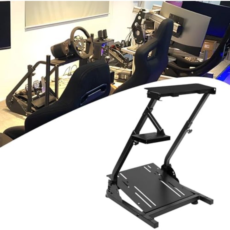 Height Adjustable Racing Wheel Stand for Logitech G25/G27/G29/G920 - Steering Wheel and Pedals Not Included - Image 1