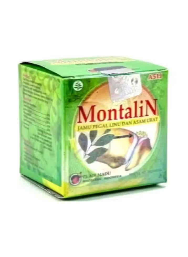 Montalin for treating joint and bone pain and gout