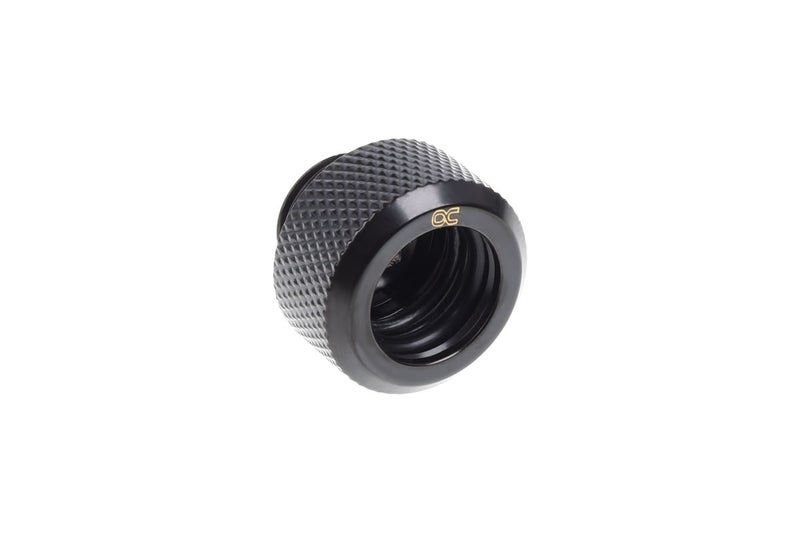 Alphacool 17377 Eiszapfen 13mm HardTube Compression Fitting G1/4 - knurled - deep Black Sixpack Water Cooling Fittings - Image 2