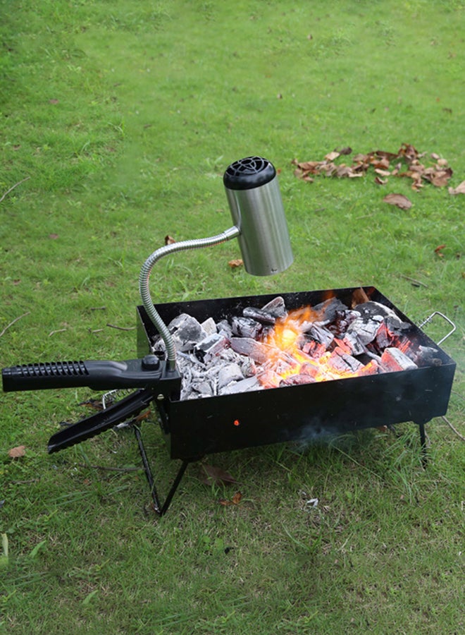 DPT نفاخ هواء للاشتعال، نفاخ هواء يدوي، فضي - Image 4