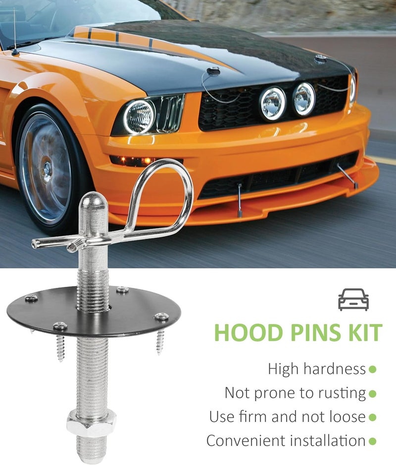 RACOONA Stainless Steel Hood Pin Kit - Image 4