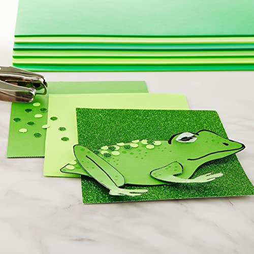 Recollections 50 Sheets Feathered Greens 8.5” x 11” Cardstock Paper by Recollections - Acid and Lignin Free Paper for Scrapbooks, Arts & Crafts - 1 Pack - Image 2