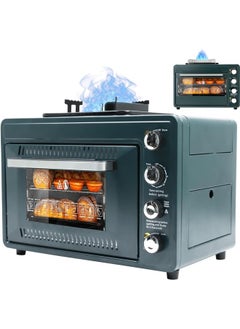 Gas oven with camping stove, 25 liters, suitable for home and outdoor use for trips and camping