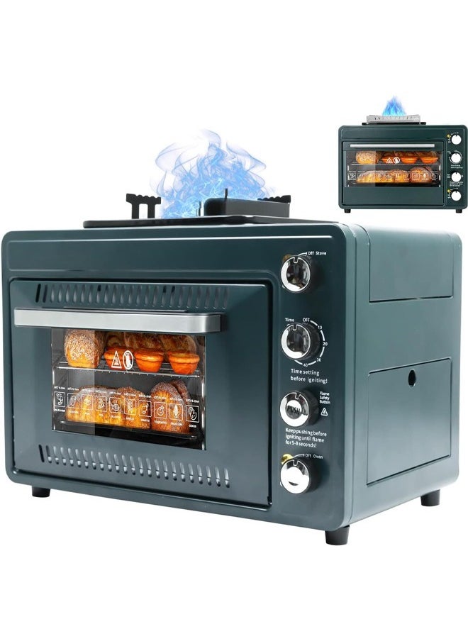 Cady One - Gas oven with camping stove, 25 liters, suitable for home and outdoor use for trips and camping - Image 1