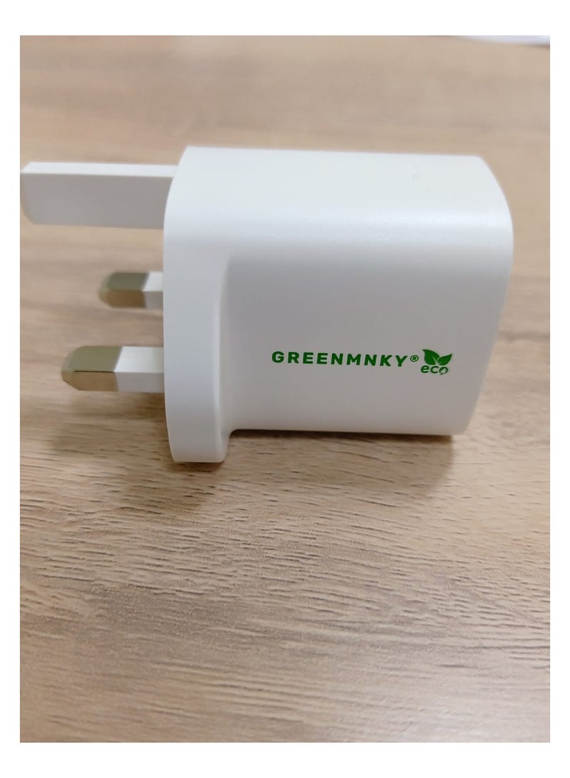 GREENMNKY ADAPTER 35W, SUSTAINABLE, ENGRAVABLE, POWER PORT 2 - Image 2