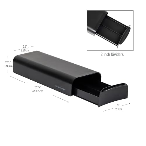 Mind Reader Anchor Collection, Single Serve Coffee Pod Drawer, 12-14 Coffee Pod Capacity, Countertop Organizer, Black - Image 3