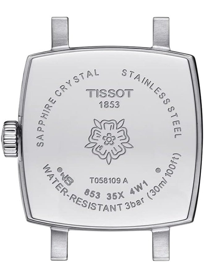 TISSOT Women's Lovely 316L Stainless Steel case Swiss Quartz Watch with Faux Leather Strap, Multicolor, 9 (Model: T0581091705600) - Image 3