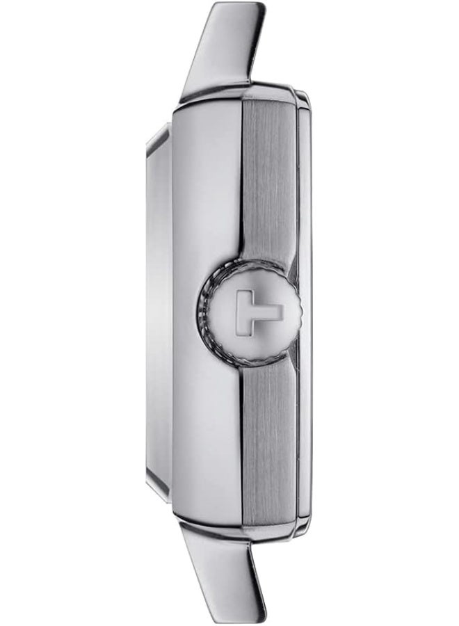 TISSOT Women's Lovely 316L Stainless Steel case Swiss Quartz Watch with Faux Leather Strap, Multicolor, 9 (Model: T0581091705600) - Image 2
