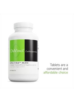 Davinci Labs Spectra Man - Dietary Supplement to Support Immune System Function and Men's Unique Needs - with Vitamins, Minerals, Amino Acids, Herbs, Digestive Enzymes and Fatty Acids - 120 Tablets  - Image 5