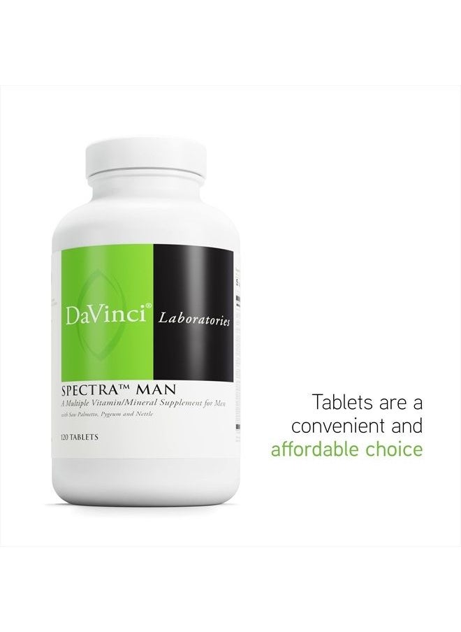 Davinci Labs Spectra Man - Dietary Supplement to Support Immune System Function and Men's Unique Needs - with Vitamins, Minerals, Amino Acids, Herbs, Digestive Enzymes and Fatty Acids - 120 Tablets  - Image 5