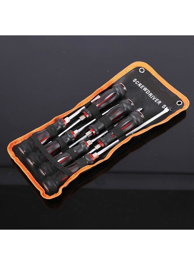 Miskall 7Pcs Demolition Screwdriver Set CR-V Strong Magnetic Demo Driver Slotted Phillips Impact Kit Chiselling and Loosening Seized Screws (7-piece set) - Image 3