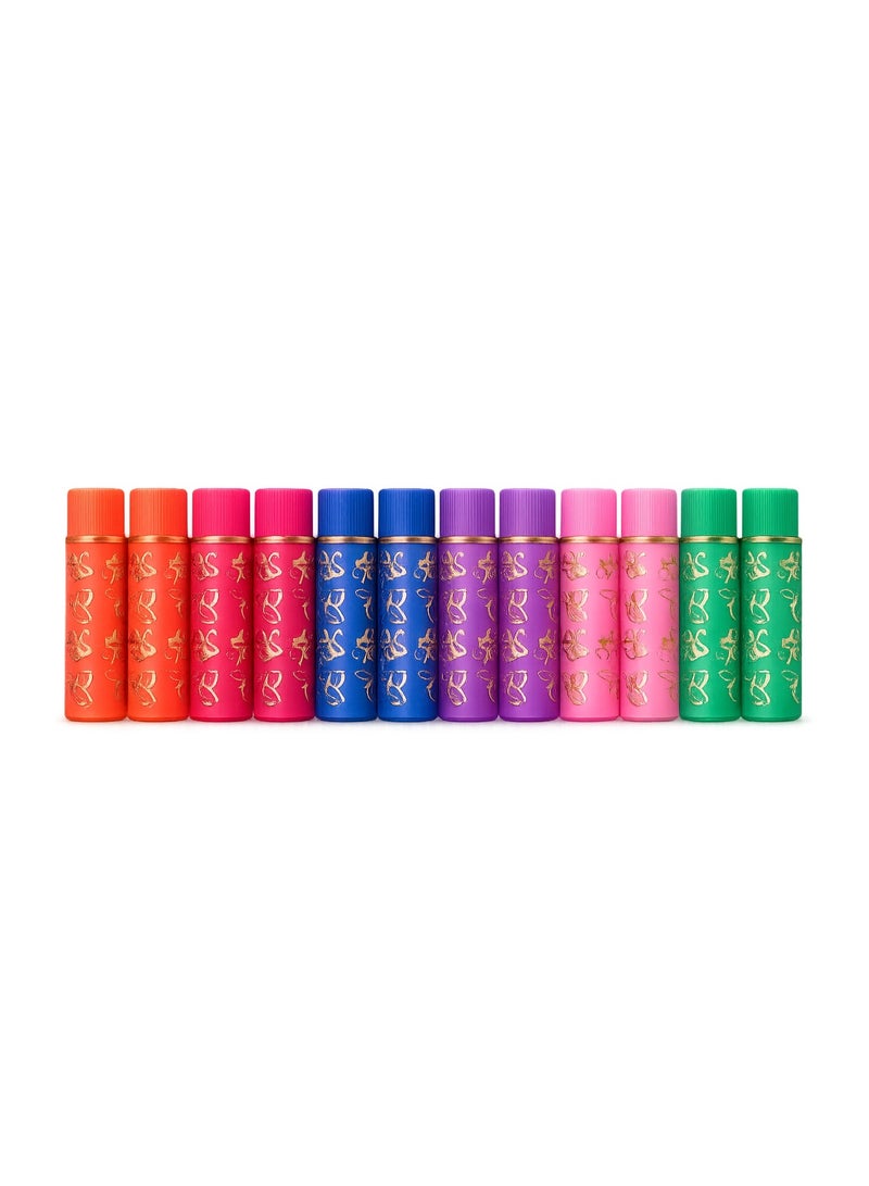 12 Piece Magic Lipstick Set Multicolour - Image 1