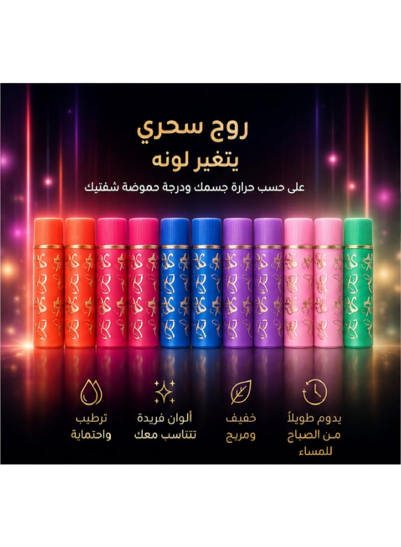 12 Piece Magic Lipstick Set Multicolour - Image 2