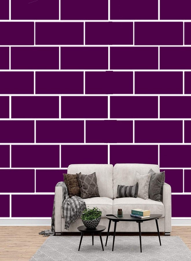 ARandNJ مجموعة قوالب ARandNJ للرسم على الجدران (عبوة واحدة، المقاس: 16 × 24 بوصة) - تصميم بنمط الطوب - قابلة لإعادة الاستخدام - تصميم يمكنك صنعه بنفسك - مناسبة لتزيين غرف المعيشة، غرف النوم، الصالات، المقاهي والمطاعم - Image 3