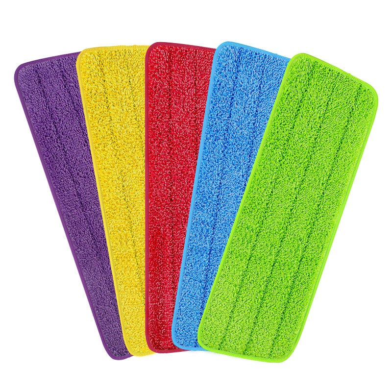 H-Gamely 16.5 inch Reusable Mop Pads Microfiber Spray Mop Replacement Heads for Wet/Dry Mops Compatible with Bona Floor Care System (5 Pack) - Image 1