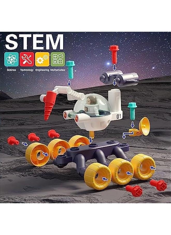 Generic - Space Toys Spaceship for Kids 3-5, Boys Space Shuttles W/ Astronauts Robots, Outer Space Building Set, Universe Adventure STEM Science Kit, Learning Gift for 4 6 7 8 Years Old Girl Child - Image 1
