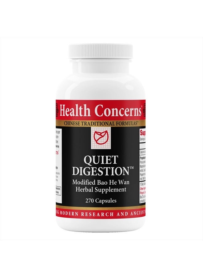 Health Concerns Quiet Digestion - Digestion Supplement & Upset Stomach Relief - 270 Capsules - Image 1