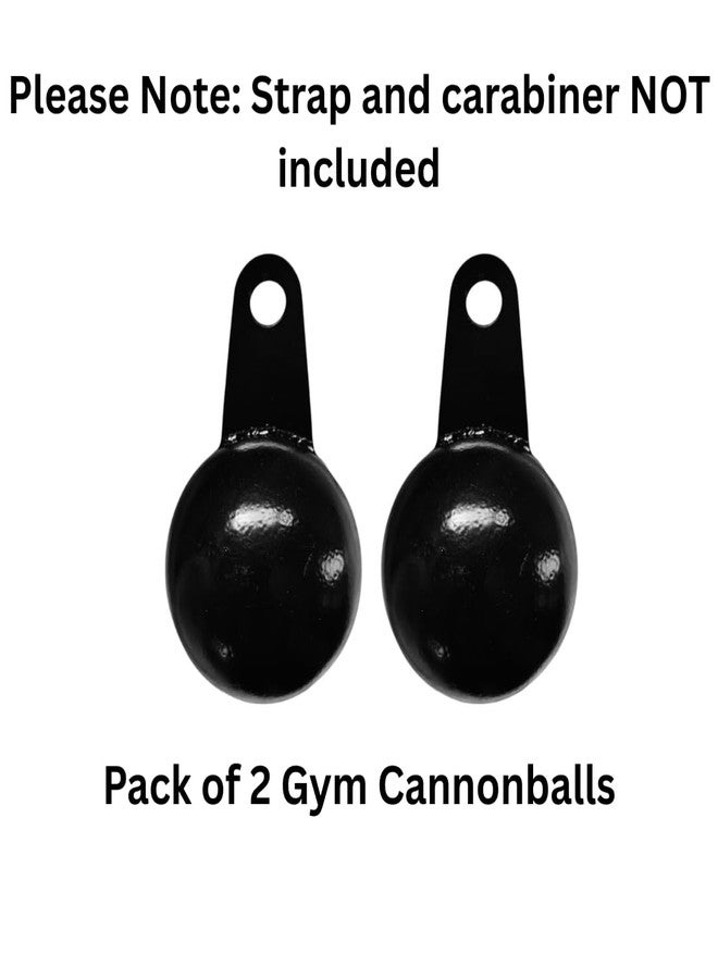 OBLO مقابض OBLO Cannonball لتمارين السحب وتقوية العضلات، أسود، طقم من قطعتين - Image 3