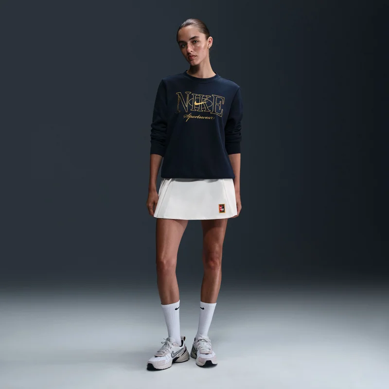 Nike Blue Women's Sportswear Club Fleece Sweatshirt for Women | Best Price UAE