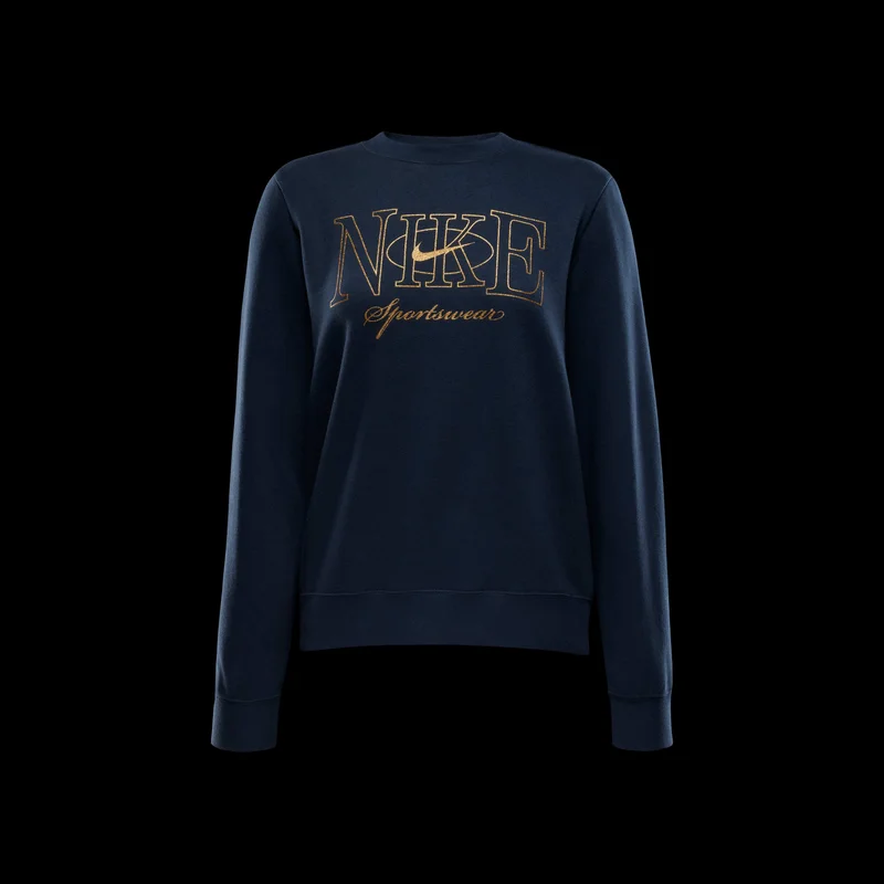 Nike Blue Women's Sportswear Club Fleece Sweatshirt for Women | Best Price UAE