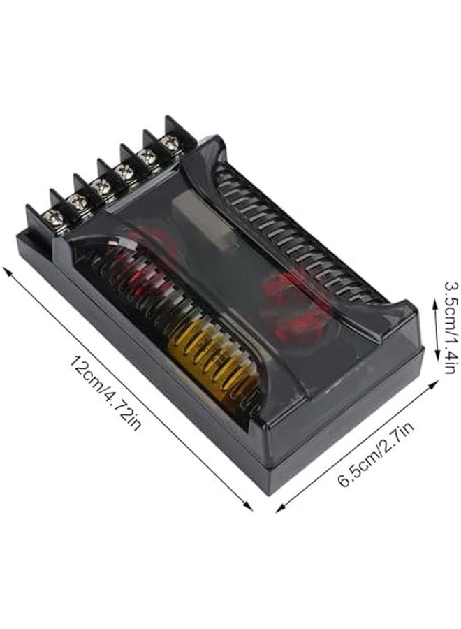 Universal 2 Way Car Audio Crossover Speaker Frequency Divider 2Pcs Heat Dissipation - Image 5