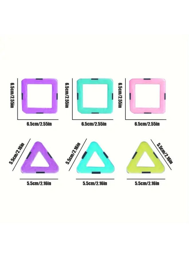 50Pcs Magnetic Building Blocks Big Size STEM Educational Construction Toys Kids Gifts - Image 2
