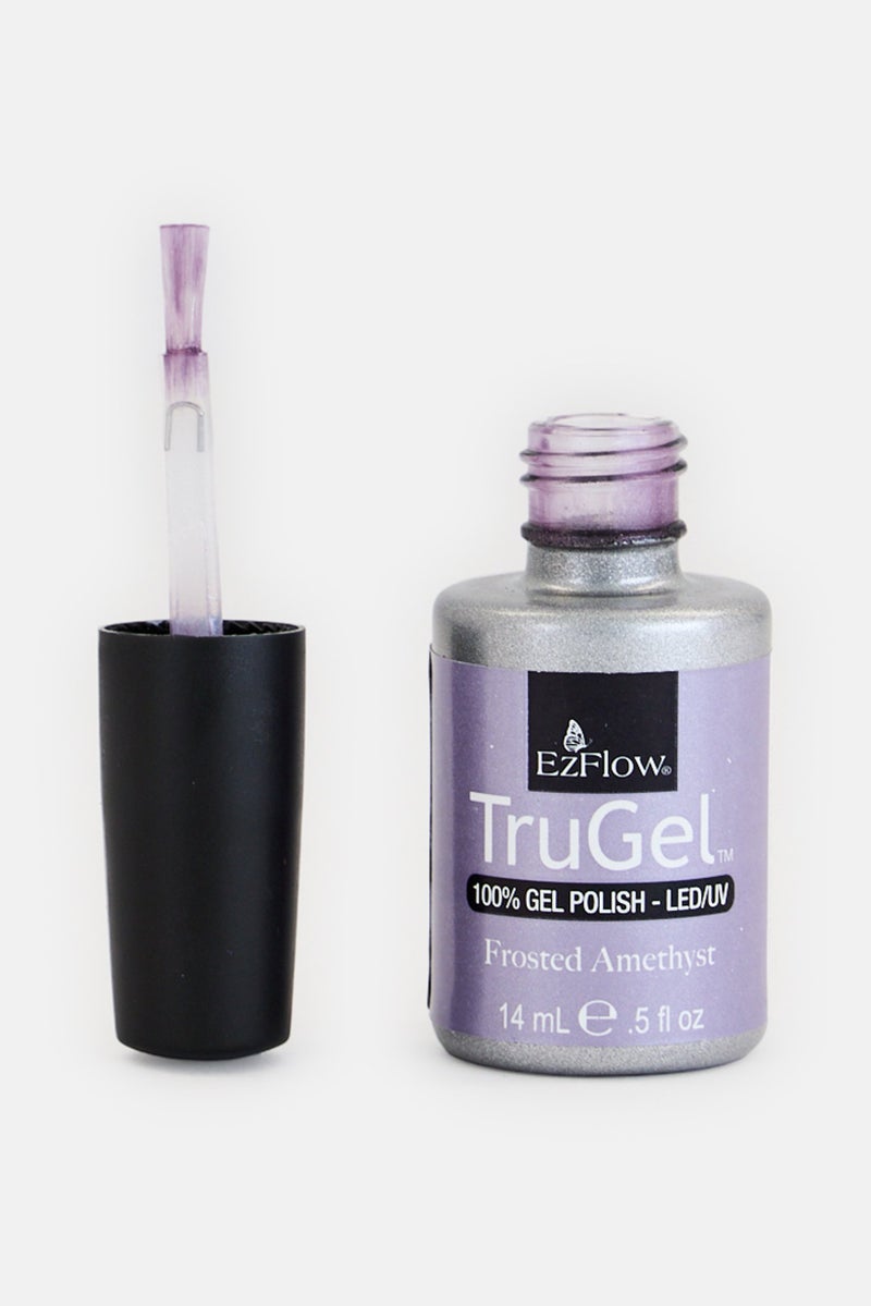Ez Flow TruGel Nail Polish 14 ml, Frosted Amethyst - Image 2