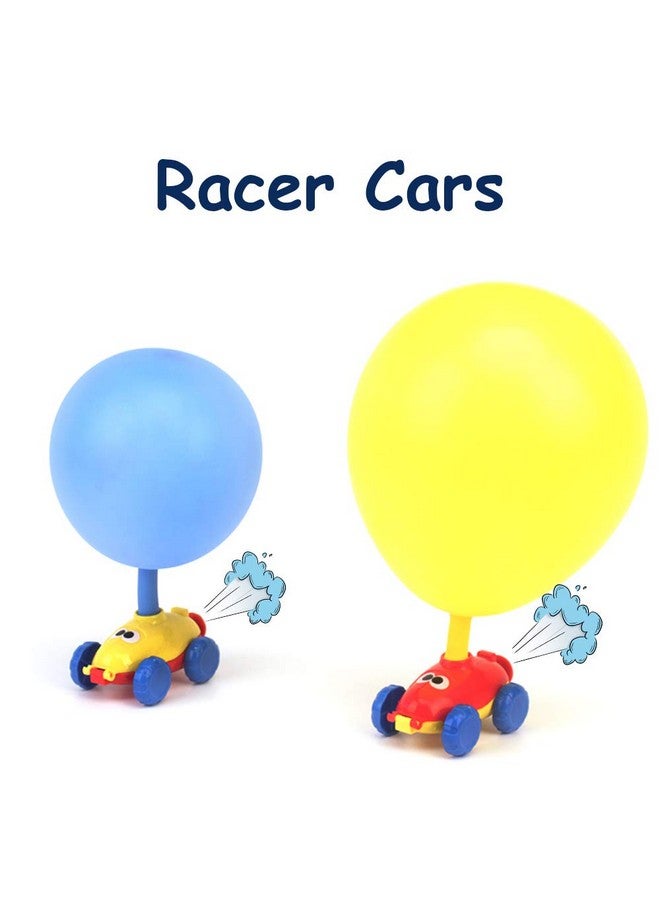LiKee Balloon Powered Toys Monster Face Pump For 3+ Year Old Boys Girls, Car Racers Birthday Party Supplies Preschool Educational Science Stem Toys With Manual Balloon Pump For Kids - Image 3