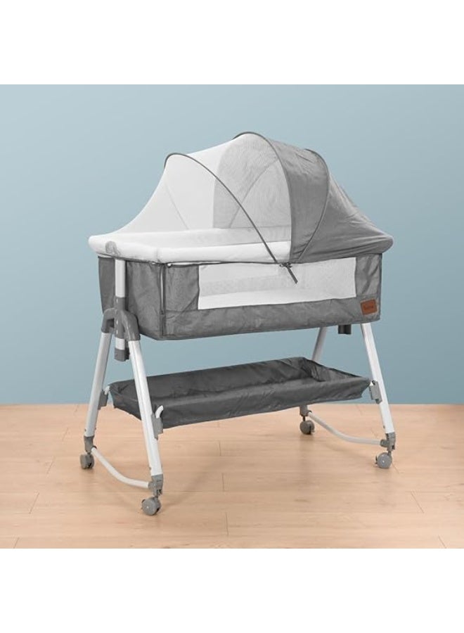 Kidilo baby bedside crib also known as a bassinet or co-sleeper