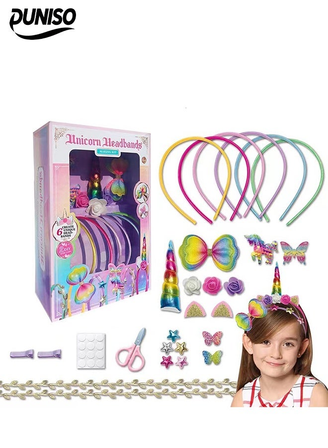 DUNISO Headband Making Kit for Girls，Girls DIY Headband Making Kit for，Girl Hair Accessories，Exquisite and Fashionable，Suitable for Children Aged 5 to 12 and Above - Image 1