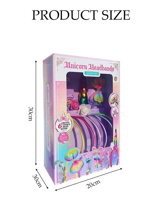 DUNISO Headband Making Kit for Girls，Girls DIY Headband Making Kit for，Girl Hair Accessories，Exquisite and Fashionable，Suitable for Children Aged 5 to 12 and Above - Image 4