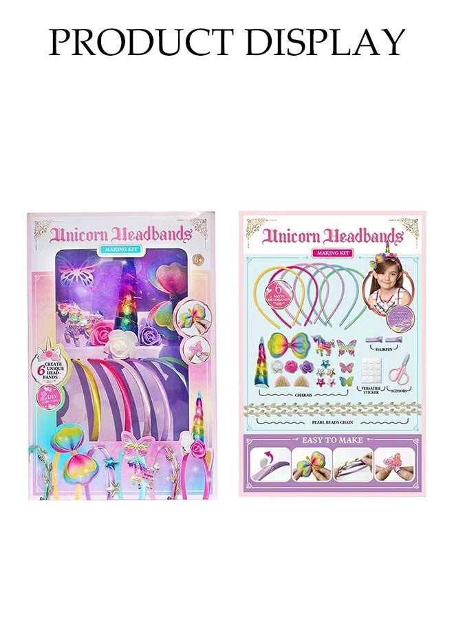 DUNISO Headband Making Kit for Girls，Girls DIY Headband Making Kit for，Girl Hair Accessories，Exquisite and Fashionable，Suitable for Children Aged 5 to 12 and Above - Image 3