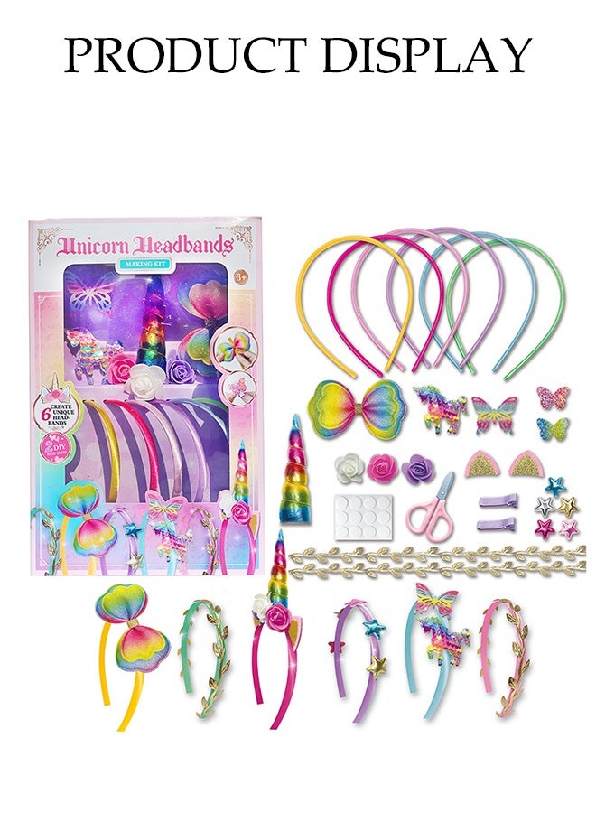 DUNISO Headband Making Kit for Girls，Girls DIY Headband Making Kit for，Girl Hair Accessories，Exquisite and Fashionable，Suitable for Children Aged 5 to 12 and Above - Image 2
