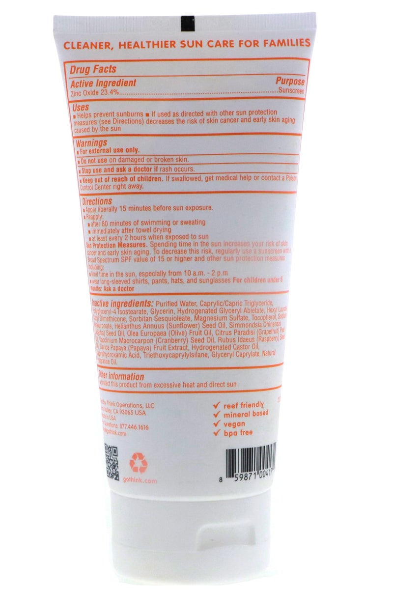 Thinkbaby Sunscreen - Safe - Baby - SPF 50 Plus - 6 oz - Image 3