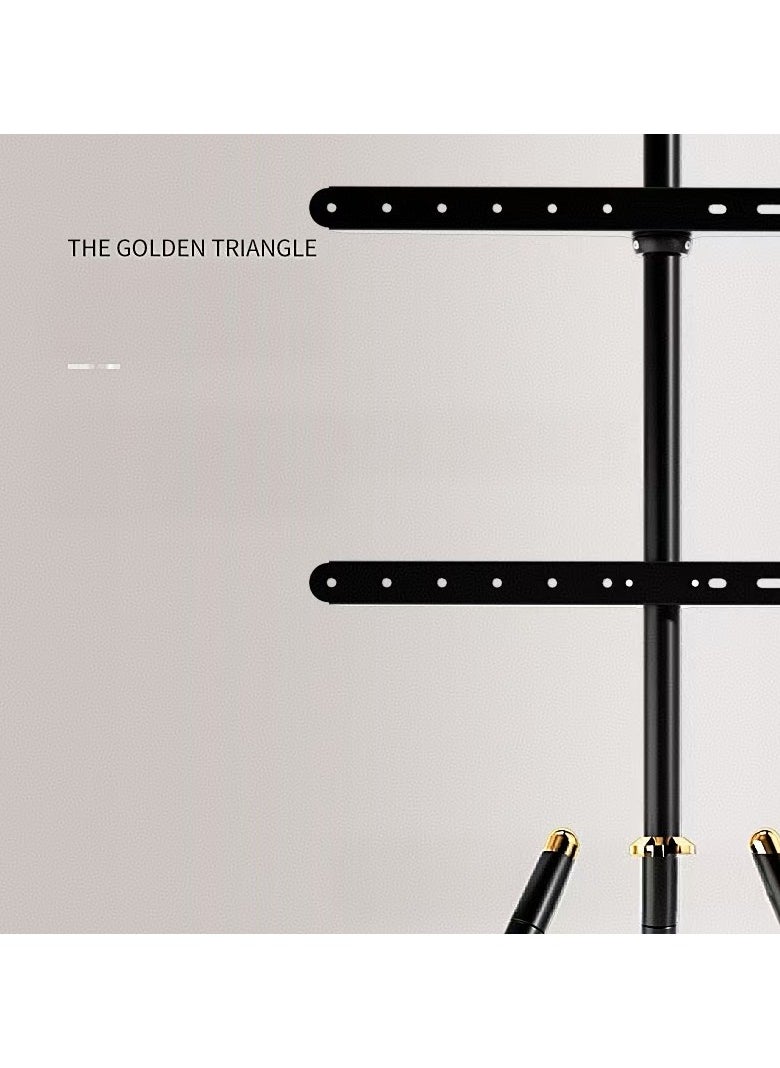 RION - TRIPOD STYLISH EASEL STUDIO TV FLOOR STANDS FOR HOME AND OFFICES EASY TO CARRY, UNIVERSAL AND HIGH QUALITY FIT FOR MOST 32-65 SCREENS - Image 1