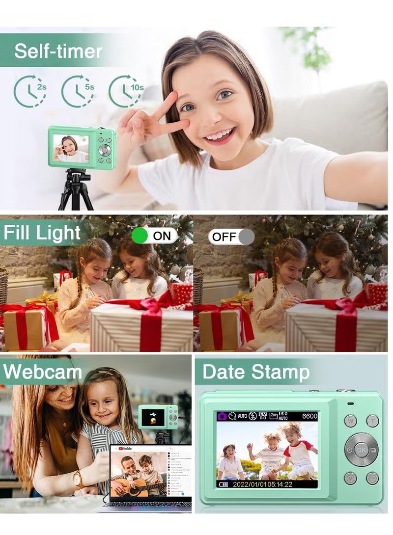 Generic Digital Camera, Autofocus UHD 4K Vlogging Camera with 32GB Card, 44MP 16X Digital Zoom Digital Camera - Image 5