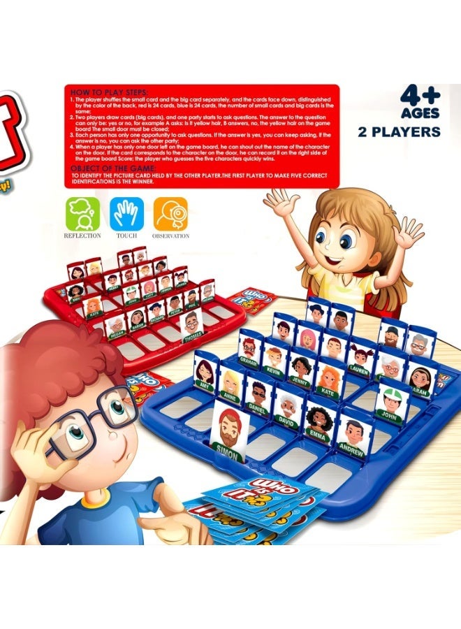MAGIC VAULT لعبة اللوح العائلية الكلاسيكية "من هو؟" من غس - Image 4